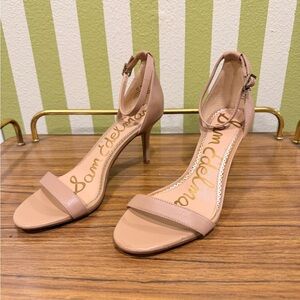 Sam Edelman Nude Heeled Sandals